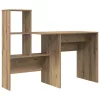 Asztal fiókkal kézműves tölgy 131.5 x 50 x 106.5 cm Faanyag