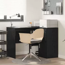   Sarokíróasztal fiókkal Musta tammi 102 x 50 x 75 cm Faanyag