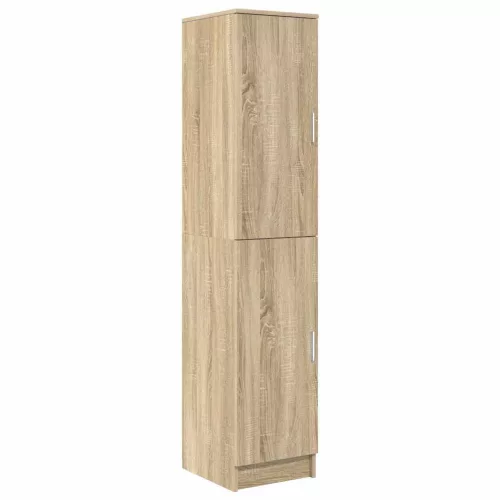 Tárolóval rendelkező íróasztal polcokkal 2 pcs Sonoma tölgy
