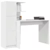 Tárolóval rendelkező íróasztal 2 pcs Fehér 102 x 50 x 124 cm