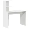 Tárolóval rendelkező íróasztal 2 pcs Fehér 102 x 50 x 124 cm
