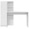 Tárolóval rendelkező íróasztal 2 pcs Fehér 102 x 50 x 124 cm