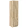 Tárolóval rendelkező íróasztal polcokkal 2 pcs Sonoma tölgy