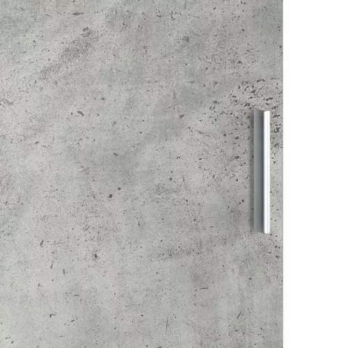 Tárolóval rendelkező íróasztal polcokkal 2 pcs Beton Szürke