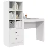 Tárolóval rendelkező íróasztal 2 pcs Fehér 80 x 40 x 76 cm