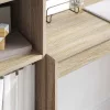 Tárolóval rendelkező íróasztal fiókkal 2 pcs Sonoma tölgy