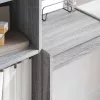 Tárolóval rendelkező íróasztal fiókkal 2 pcs Szürke sonoma