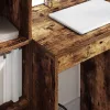 Tárolóval rendelkező íróasztal fiókkal 2 pcs Füstölt tölgy