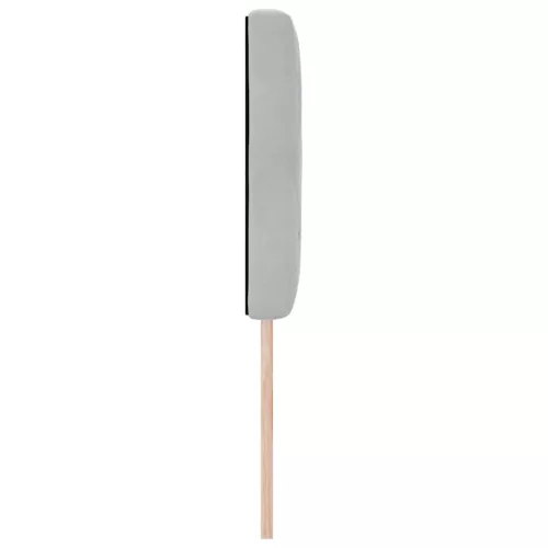 LED Fejtámla LED -es lámpákkal Világosszürke 80 cm Bársony