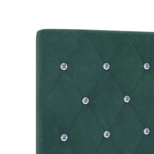 LED Fejtámla LED -es lámpákkal Argyle Sötétzöld 100 cm Bársony