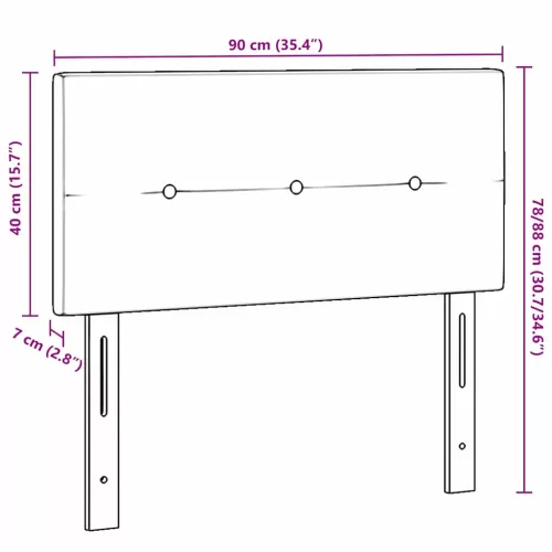Fejtámla LED -es lámpákkal fejtámlával Zöld 90 cm Bársony