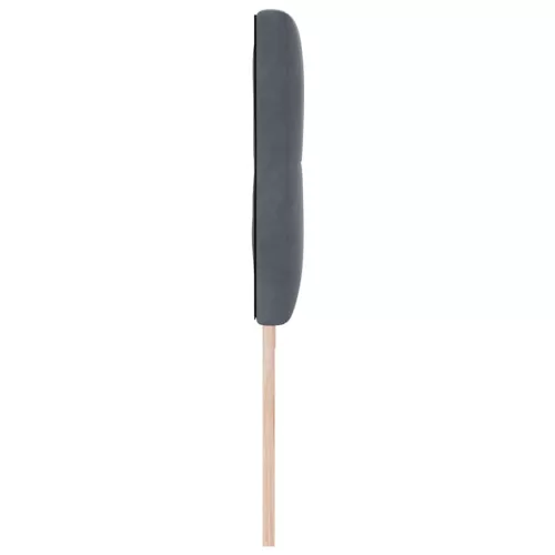 Fejtámla LED -es lámpákkal fejtámlával Szürke 100 cm Bársony