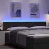 LED Fejtámla LED -es lámpákkal Fekete 200 cm Bársony