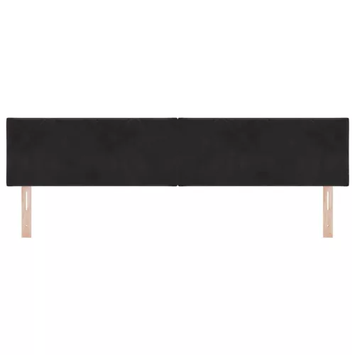 LED Fejtámla LED -es lámpákkal Fekete 200 cm Bársony