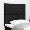 LED Fejtámla LED -es lámpákkal Fekete 100 cm Bársony