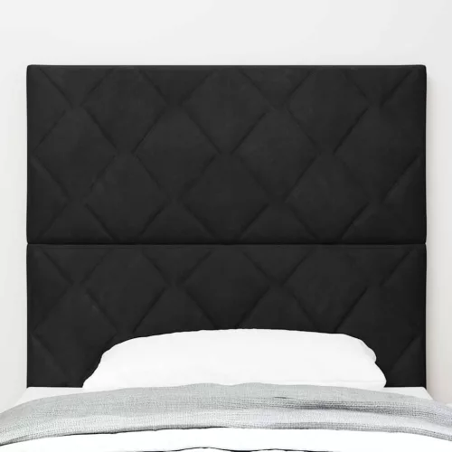 LED Fejtámla LED -es lámpákkal Fekete 100 cm Bársony