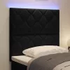 LED Fejtámla LED -es lámpákkal Fekete 100 cm Bársony
