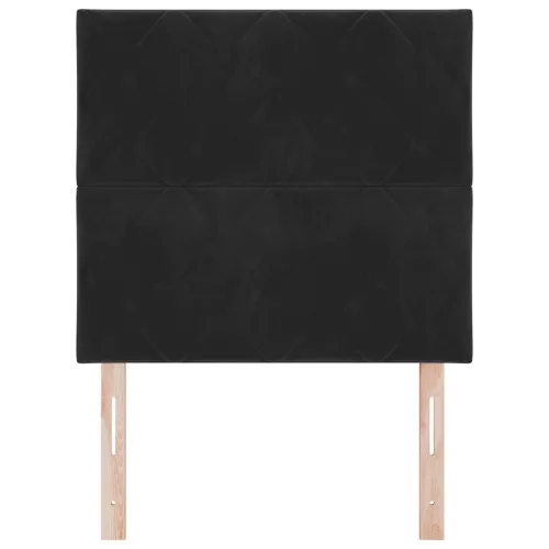 LED Fejtámla LED -es lámpákkal Fekete 100 cm Bársony
