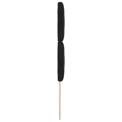 LED Fejtámla LED -es lámpákkal Fekete 100 cm Bársony