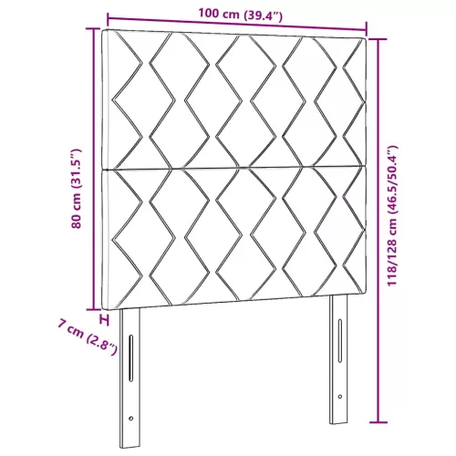 LED Fejtámla LED -es lámpákkal Rózsaszín 100 cm Bársony