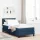 Boxspring ágy matraccal Kék 90 x 190 cm szövet