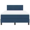 Boxspring ágy matraccal Kék 120 x 200 cm szövet