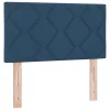 Boxspring ágy matraccal Kék 120 x 200 cm szövet