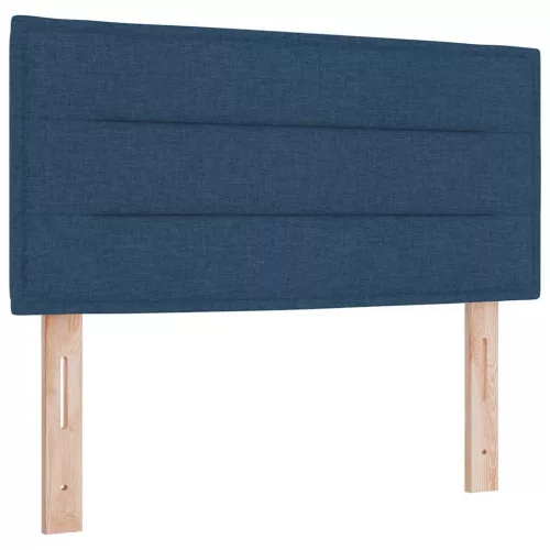 Boxspring ágy matraccal Kék 120 x 200 cm szövet