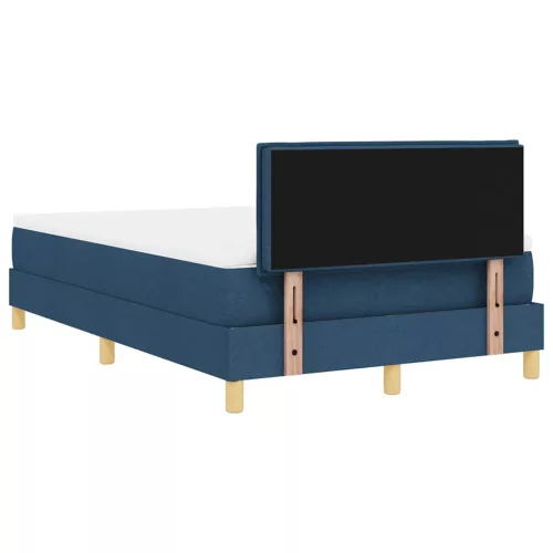 Boxspring ágy matraccal Kék 120 x 200 cm szövet