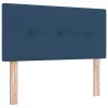 Boxspring ágy matraccal Kék 120 x 190 cm szövet