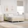 Boxspring ágy matraccal Krém 160 x 200 cm szövet