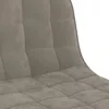 Világosszürke bársony bárszék