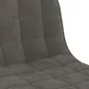 Sötétszürke bársony bárszék