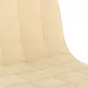 2 db krémszínű bársony bárszék