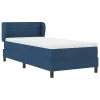 Boxspring ágy matraccal Kék 80 x 200 cm szövet