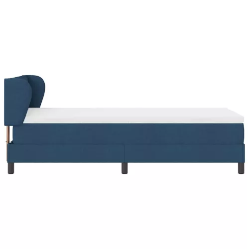 Boxspring ágy matraccal Kék 80 x 200 cm szövet