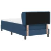 Boxspring ágy matraccal Kék 80 x 200 cm szövet