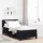 Boxspring ágy matraccal Fekete 100 x 200 cm szövet