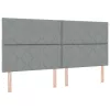 Boxspring ágy matraccal Sötétszürke 90x190 cm Szövet matraccal