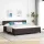 Boxspring ágy matraccal Sötét Barna 200 x 200 cm