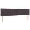 Boxspring ágy matraccal Sötét Barna 200 x 200 cm