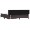 Boxspring ágy matraccal Sötét Barna 200 x 200 cm