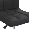 Fekete műbőr bárszék