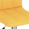 Mustársárga szövet bárszék