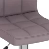 Tópszínű szövet bárszék