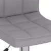2 db világosszürke szövet bárszék