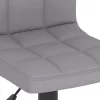 2 db világosszürke szövet bárszék