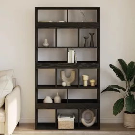 Könyvespolc Musta tammi 100 x 33 x 187.5 cm Faanyag