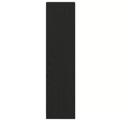 Ruhásszekrény polcokkal Musta tammi 30 x 50 x 200 cm Faanyag