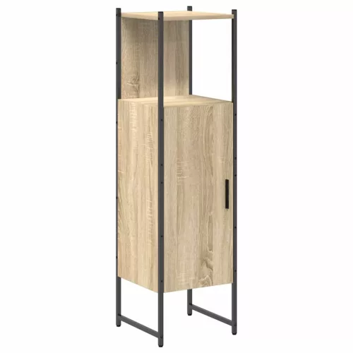 Fürdőszoba bútor szett 3 pcs Barna 33 x 33 x 120.5 cm Faanyag